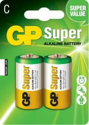 GP Batteries Baterii alcaline Super GP R14 C 2buc blister (GP14A-BL2) - habo