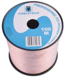 Cabletech Cablu difuzor CCA 2x0.20mm transparent Cabletech KAB0351 (KAB0351) - habo