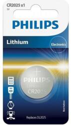 Philips Baterie lithium CR2025 blister 1buc PHILIPS (PH-CR2025/01B) Baterii de unica folosinta