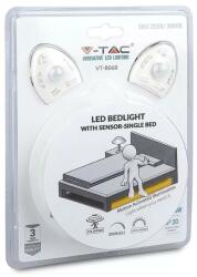 V-TAC Kit banda LED cu senzor de miscare pentru iluminat pat 3000K (DOUBLE) 2m 260lm IP20 V-TAC (SKU-2550) - habo
