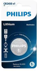 Philips Baterie lithium CR2450 blister 1buc PHILIPS (PH-CR2450/10B) - habo Baterii de unica folosinta