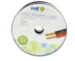 Well Cablu difuzor rosu/negru OFC cupru 2x0.50mm Well LSP-OFC0.50BR-100-WL (LSP-OFC0.50BR-100-WL) - habo