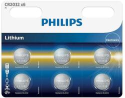 Philips Baterii lithium CR2032 blister 6buc PHILIPS (PH-CR2032P6/0) - habo
