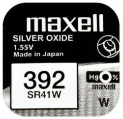 Maxell Baterie ceas Maxell SR41W V392 AG3 1.55V oxid de argint 1buc (392-MAXELL) - habo