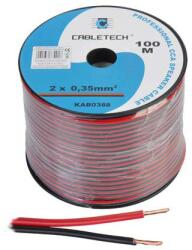 Cabletech Cablu difuzor CCA 2x0.35mm rosu/negru Cabletech KAB0388 (KAB0388) - habo