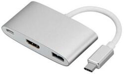 Cablu adaptor USB 3.1 USB Type C la HDMI 4K x 2K +USB 3.0 +USB 3.1 mama (028-120)