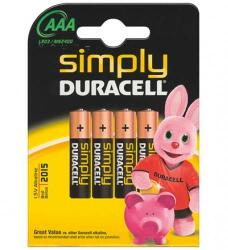 Duracell Baterii alcaline Duracell AAA R03 4buc (DURACELL AAA/4) - habo