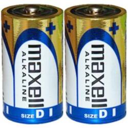 Maxell Baterii alcaline Maxell R20 D 2buc/folie (BAT-R20/ALK-SH2-MXL) - habo