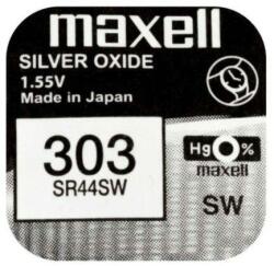 Maxell Baterie ceas Maxell SR44SW V303 AG13 1.55V oxid de argint 1buc (303-MAXELL) - habo