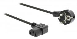 Valueline Cablu de alimenatre 5m PC Schuko 90 grade - IEC-320-C13 90 de grade 3x1.00mm negru Valueline (VLEP10020B50)