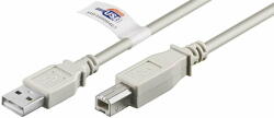Goobay Cablu USB 2.0 HI-SPEED tatã tip A la USB 2.0 tatã tip B imprimanta 2m 480Mbit/s Cupru dublu ecranat gri 50831 Goobay (50831)