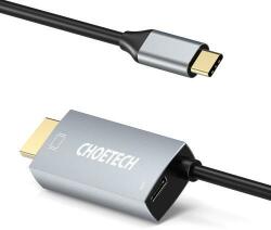 Choetech Cablu USB Type C - HDMI Choetech XCH-M180 PD 60W 1.8m negru (XCH-M180) - habo