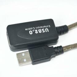 Cablu USB 2.0 10m A tata - A mama gri (95119-H)