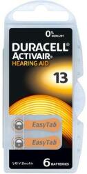 Duracell Baterii auditive 13 DURACELL Zinc-Air 1.45V PR48 6buc (13 DURACELL PR48) - habo