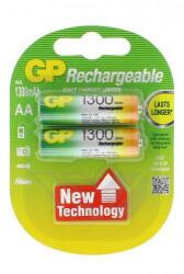 GP Batteries Set acumulatori R6 AA NiMH 1300mAh Low Self Discharge 2buc/blister GP (GP130AAHC-LSD-BL2) - habo