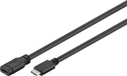 Goobay Cablu prelungitor 1m USB Type C 3.1 GENERATION 1 tata-mama 15W 5Gbit/s Goobay (45393) - habo