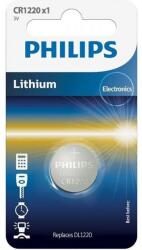 Philips Baterie lithium CR1220 blister 1buc PHILIPS (PH-CR1220/00B) - habo Baterii de unica folosinta