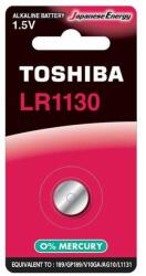 Toshiba Baterie TOSHIBA LR1130 1.5V alcalina Blister 1buc echivalent 189 GP18 V10GA AG10 L1132 (LR1130 BP-1C) - habo Baterii de unica folosinta