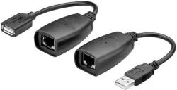  Adaptor prelungitor USB la CAT5 EXTENDER max. 40m USB2-EXT-ETH-40M (93321)