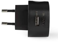 Nedis Alimentator USB 220V 2 iesiri 2.4A USB A si USB Type C 3A negru NEDIS (WCHAC340ABK)