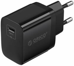 ORICO Incarcator Orico PV20-C 1X USB TYPE C 20W QC3.0 negru PV20-C-EU-BK (PV20-C-EU-BK)