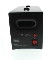 Well Stabilizator automat de tensiune cu releu 2000VA Well (AVR-REL-GUARD2000-WL) - habo