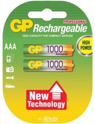 GP Batteries Set acumulatori AAA R3 NiMH 1000mAh 2buc/blister GP (GP100AAAHC-BL2) - habo