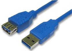 Cablu prelungitor USB 3.0 3m A tata - A mama albastru (93999-H)