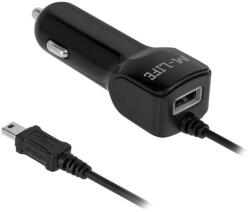 M-Life Incarcator auto mini USB +USB 2100mA M-LIFE (ML0990) - habo
