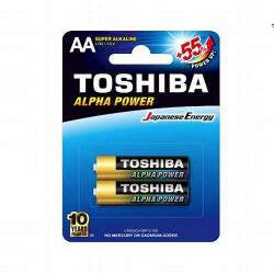 Toshiba Baterii Toshiba ALPHA POWER AA R6 alcaline blister 2buc (R6 ALK ALPHA POWER BL2) - habo Baterii de unica folosinta