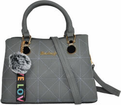 CHARON Дамска Чанта Charon Abigail, Сива, Различни цветове (DA-178-GREY)