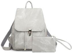 CHARON Дамска Раница и портфейл Charon Maribelle, Сива, Различни цветове (ZYBP012-GRAY)