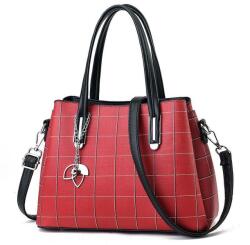 CHARON Дамска Чанта Charon Everly, Различни цветове, Червена (KD-65-RED)