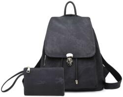 CHARON Дамска Раница и портфейл Charon Maribelle, Черна, Различни цветове (ZYBP012-BLACK)