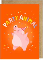  Картичка Party animal - Оранжева (CGGC056)