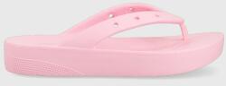 Crocs flip-flop Classic Platform Flip rózsaszín, női, platformos, 207714 - rózsaszín Női 38/39