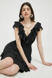 Abercrombie & Fitch ruha fekete, mini, harang alakú - fekete XS - answear - 34 990 Ft