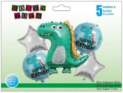 Baloane, Dinozaur, folie aluminiu, Roben Toys RB35100