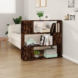 vidaXL Bibliotecă/Separator de cameră, stejar afumat, 100x24x194 cm (826647) Biblioteca