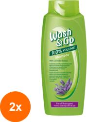 Wash&Go Set 2 x Sampon Par Wash & Go 750 ml French