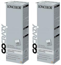 LONCOLOR Pachet Promo: 2 x Crema de Par Decoloranta fara Amoniac Loncolor GoCrazy, 120 ml
