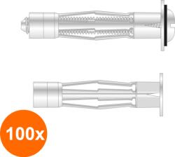 Index Set 100 x Dibluri Rigips Metalice de Expansiune cu Surub M6x58 I. INCO658S (COR-100xI.INCO658S)