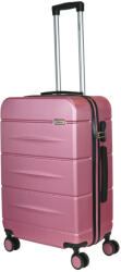 Benzi BZ5695 rózsaszín 4 kerekű közepes bőrönd (BZ5695-rozsaszin-M)