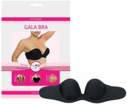 Bye Bra Gala A - rejtett Push-up melltartó (fekete) - erotikashow