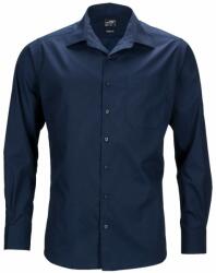 James & Nicholson (Daiber) Férfi hosszú ujjú ing JN642 - Sötétkék | 3XL (1-JN642-1748310)