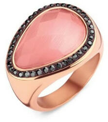 Victoria rose gold színű rózsaszín köves gyűrű pink (VBKCZ31958)