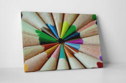 4 Decor Tablou canvas : Creioane colorate ascutite - beestick-deco - 104,00 RON