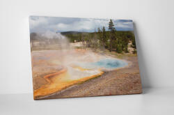 4 Decor Tablou canvas : Gheizeri in Yellowstone - beestick-deco - 174,00 RON