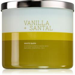Bath & Body Works Vanilla & Santal lumânare parfumată 411 g