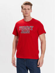 Tommy Jeans Tricou Essential DM0DM16405 Roșu Regular Fit